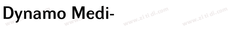 Dynamo Medi字体转换